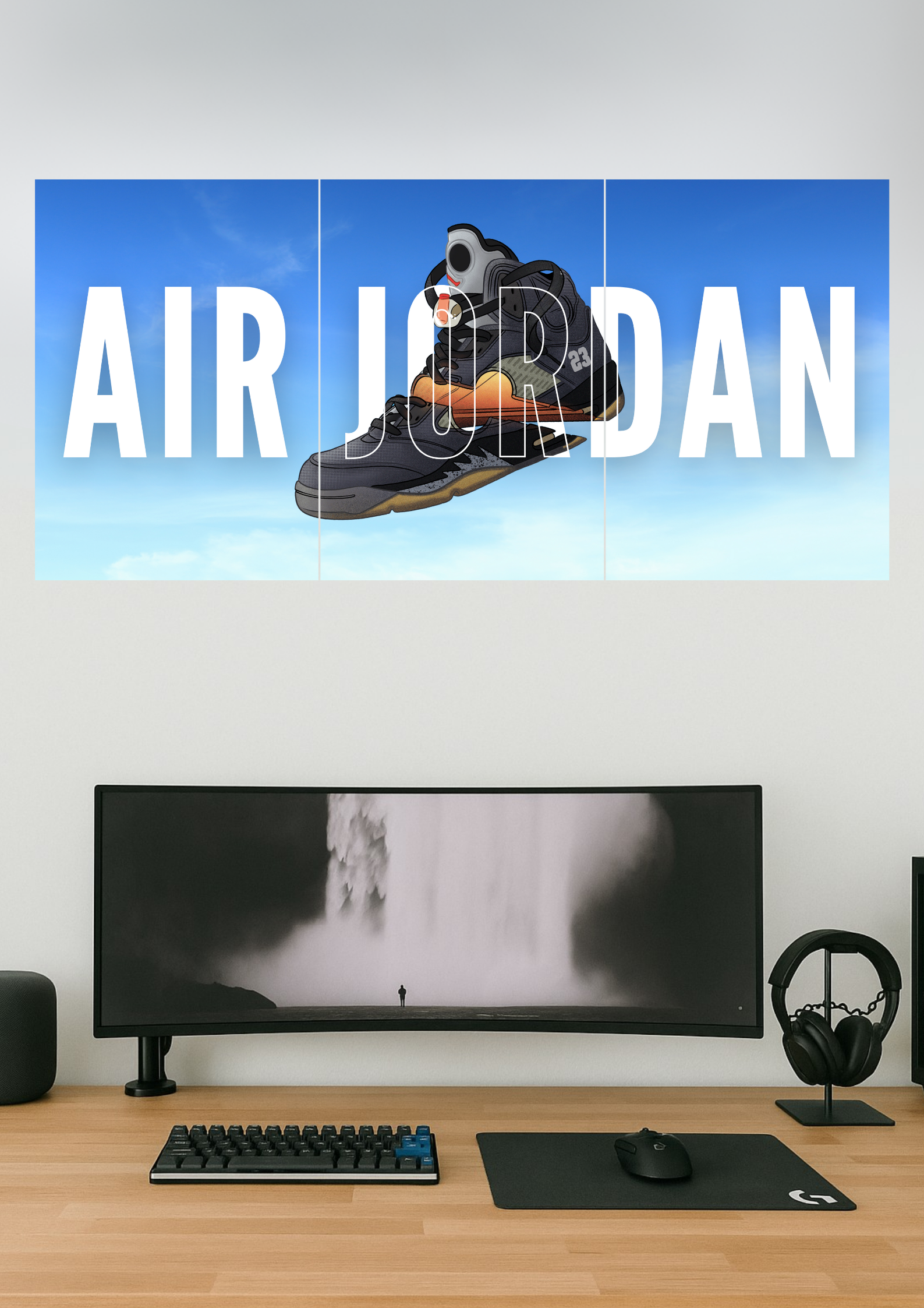 Air Jordan 5 Retro | Set of 3 Split Design Poster