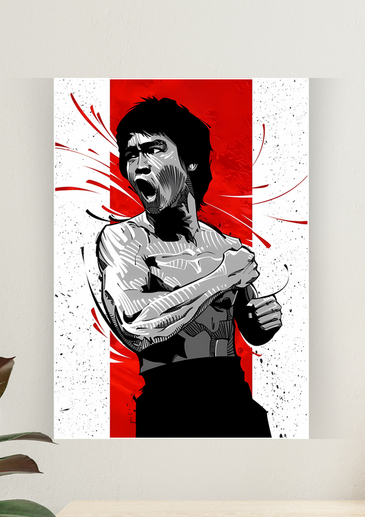 BRUCE LEE | THE FIGHTER | Motivational Poster