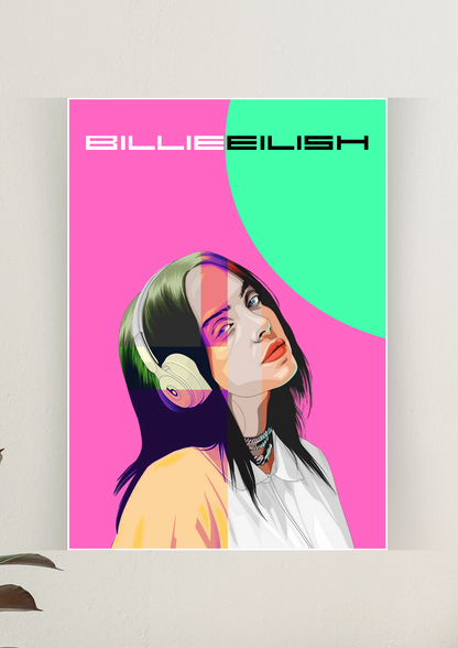 Billie Eilish Aesthetic | Billie #00 | Music Poster