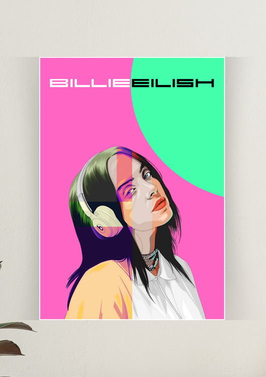 Billie Eilish Aesthetic | Billie #00 | Music Poster