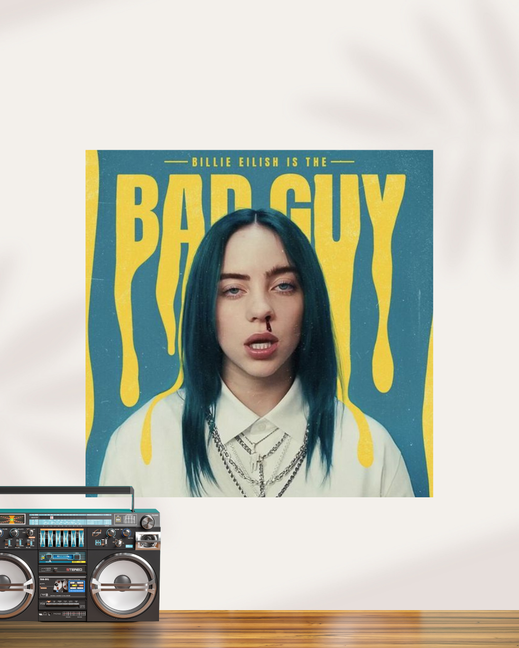 Billie Eilish | Bad Guy Music Album Cover Poster | Square Poster