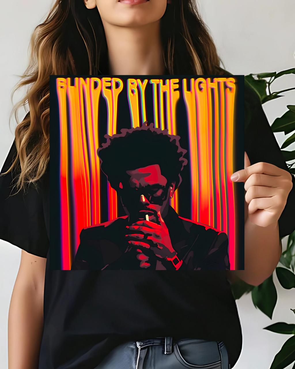 Blinding Lights The Weeknd Poster | Square Poster