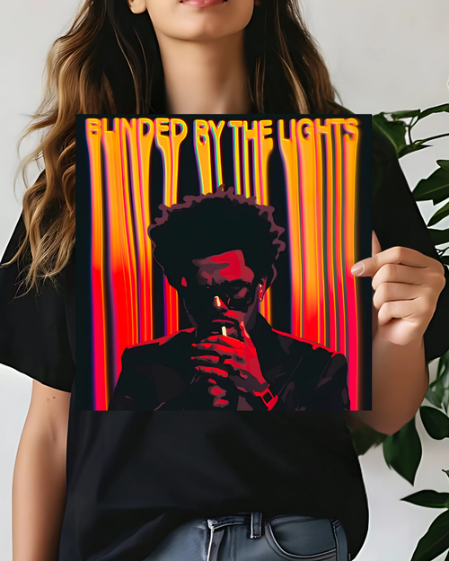 Blinding Lights The Weeknd Poster | Square Poster