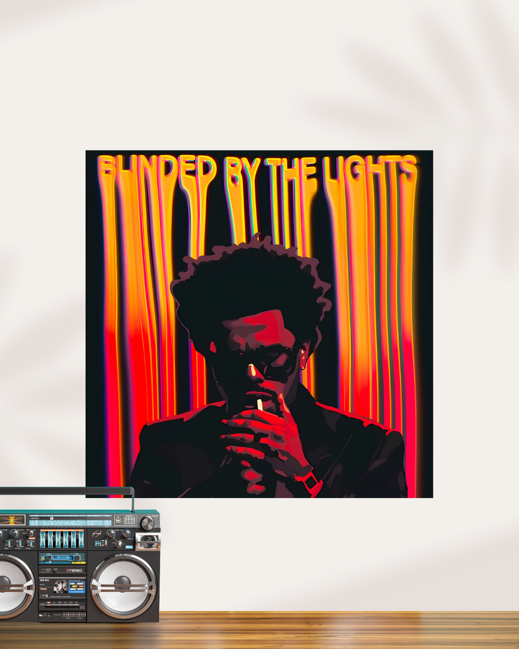 Blinding Lights The Weeknd Poster | Square Poster