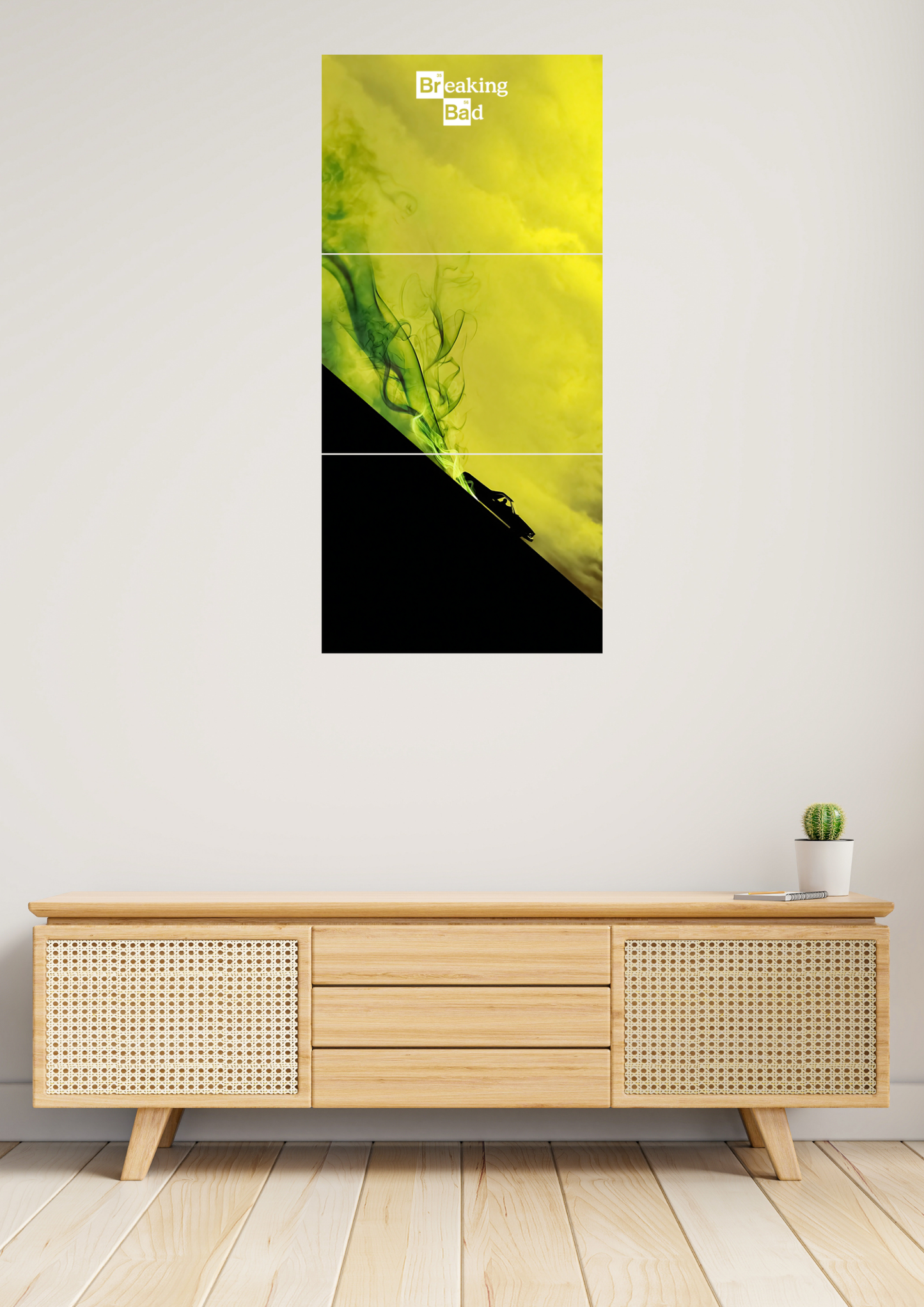 Breaking Bad x Car Potrait Split Poster | Split Design Poster 