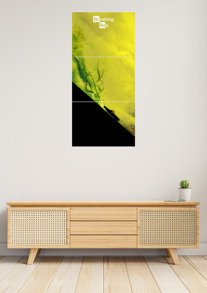Breaking Bad x Car Potrait Split Poster | Split Design Poster 