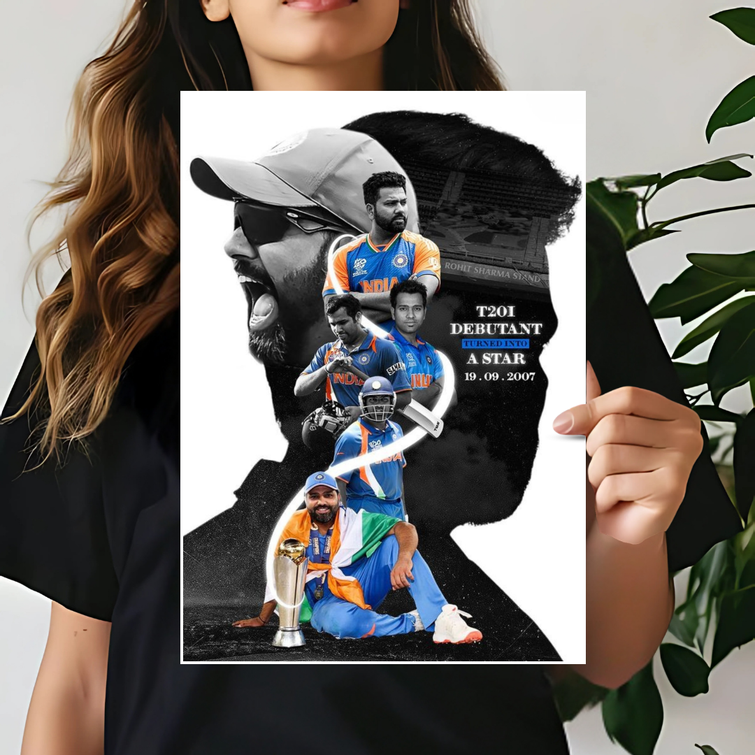 Rohit Sharma T20 | Cricket Wall Poster 