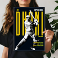 The Captain Cool | Cricket Wall Poster
