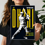 The Captain Cool | Cricket Wall Poster