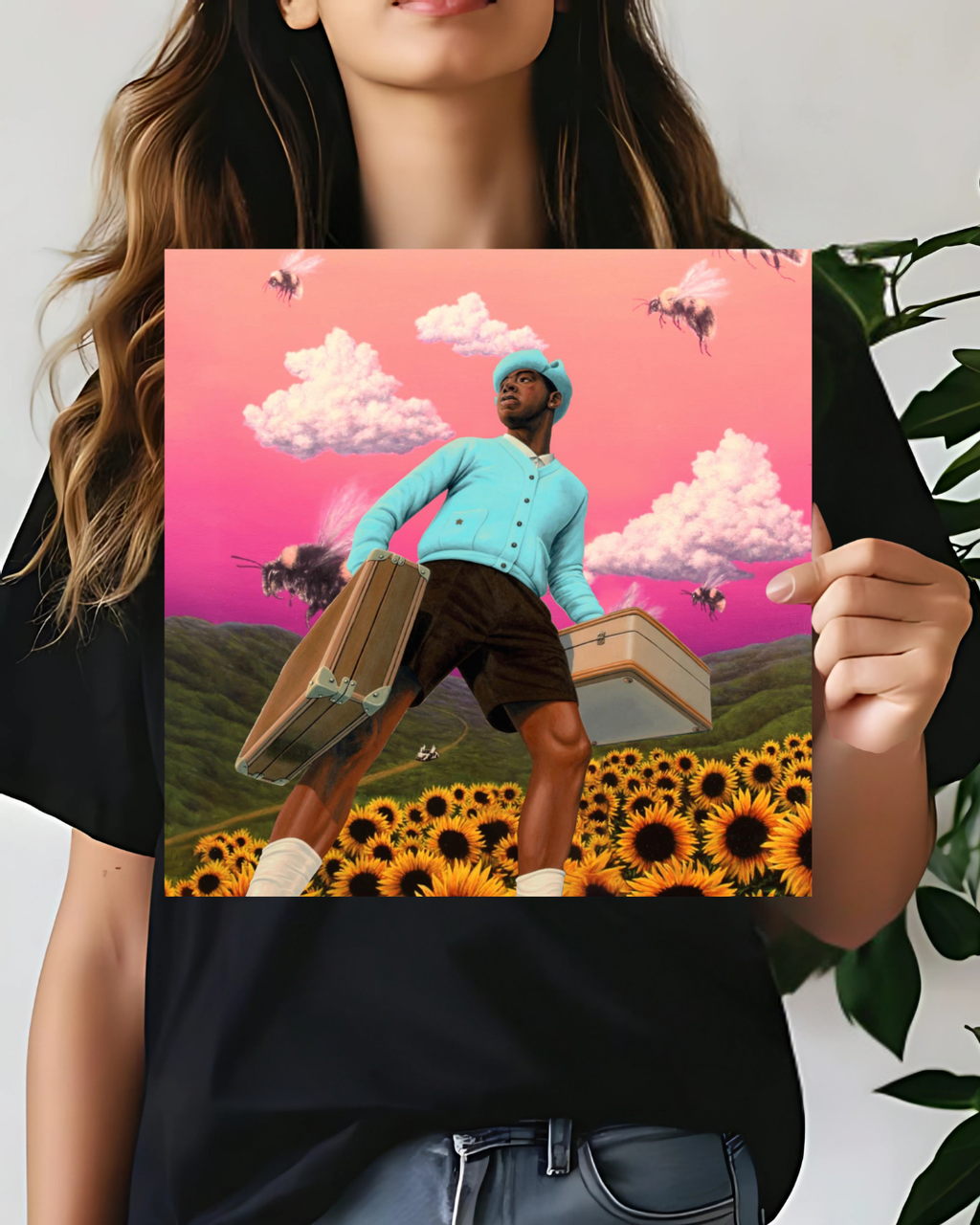 Call Me Tyler | Flower Music Album Cover Poster | Square Poster 