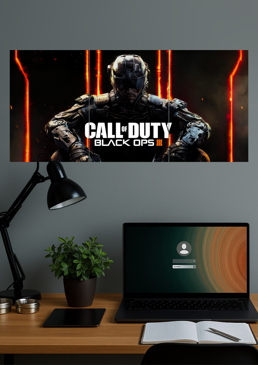 Call Of Duty #02 | Gaming Set | Split Design Poster