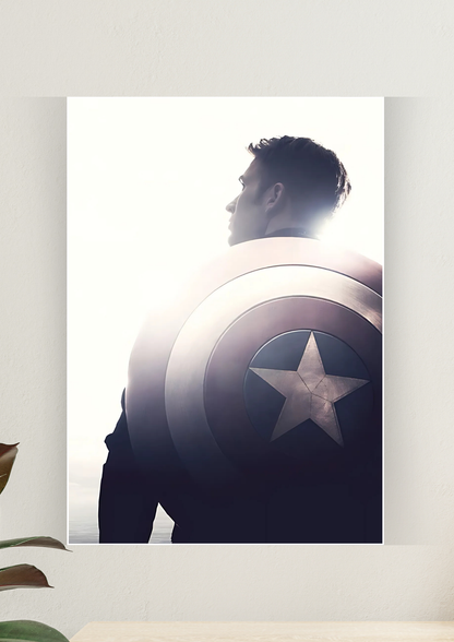 Captain America x Steve Rogers Poster | MARVEL POSTER