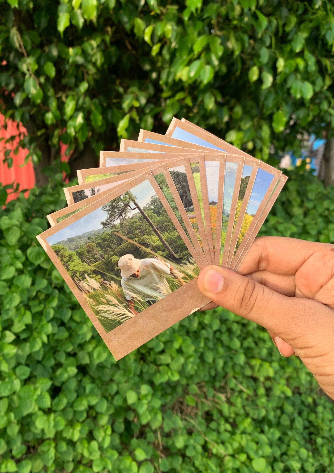 Custom Photo Polaroids Vintage Theme | Without Text | Large Size