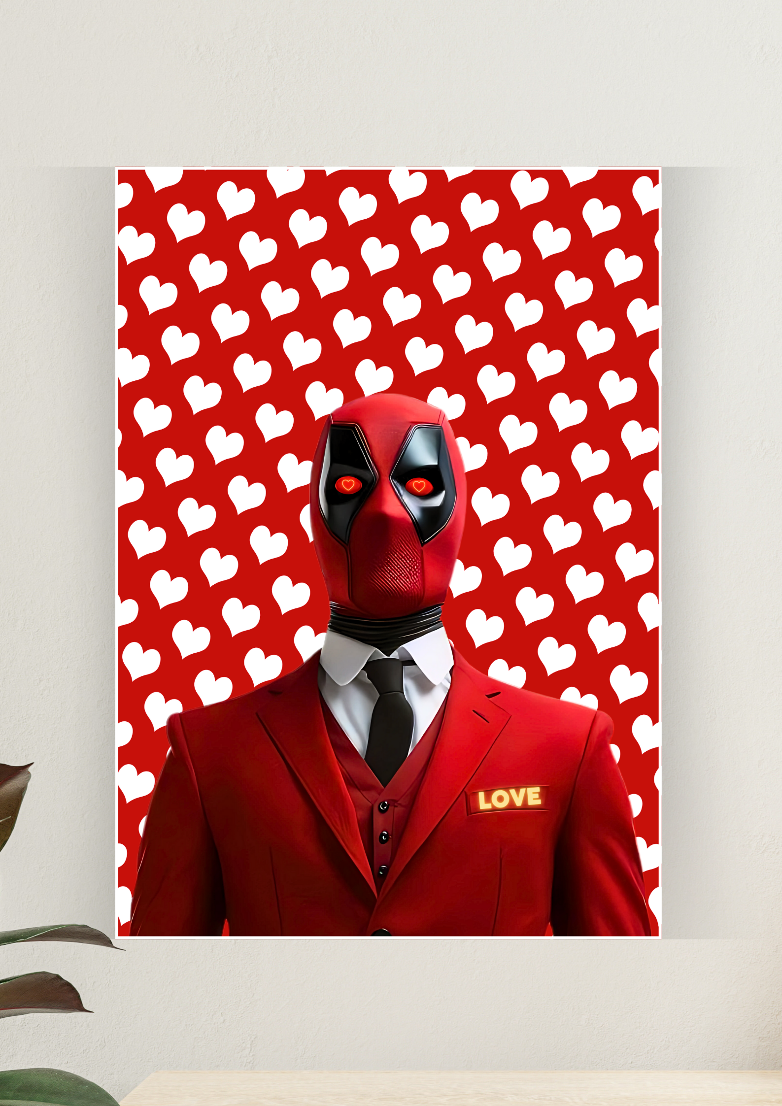 Deadpool In Love Poster | Marvel Posters 