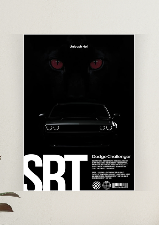 Dodge SRT Poster | Car Posters
