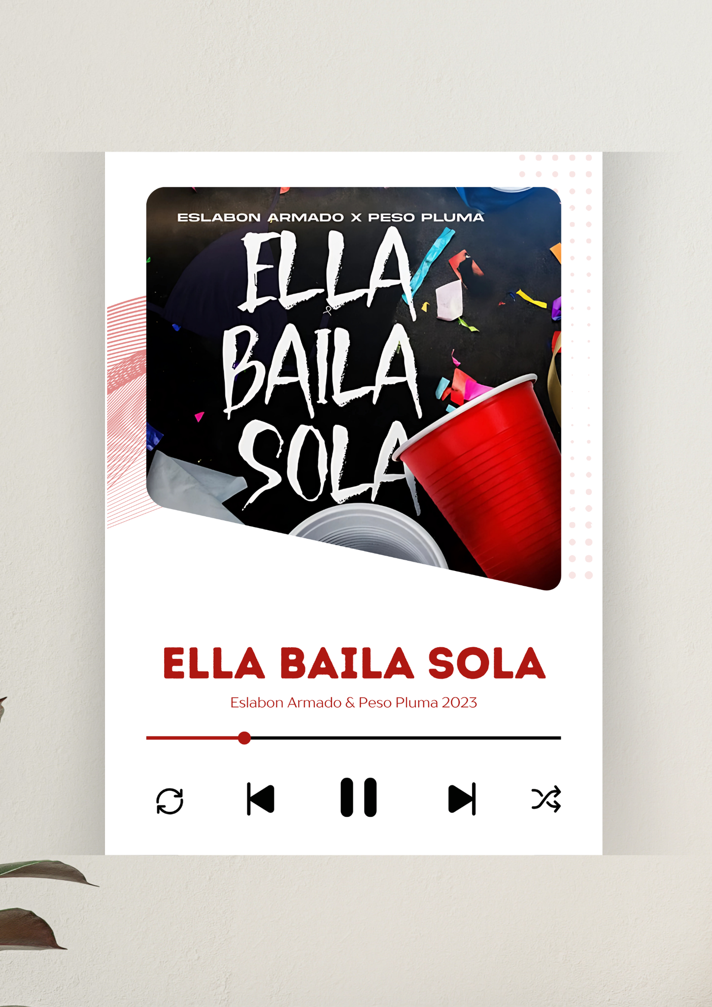 Ella baila sola Song Poster | Music Poster