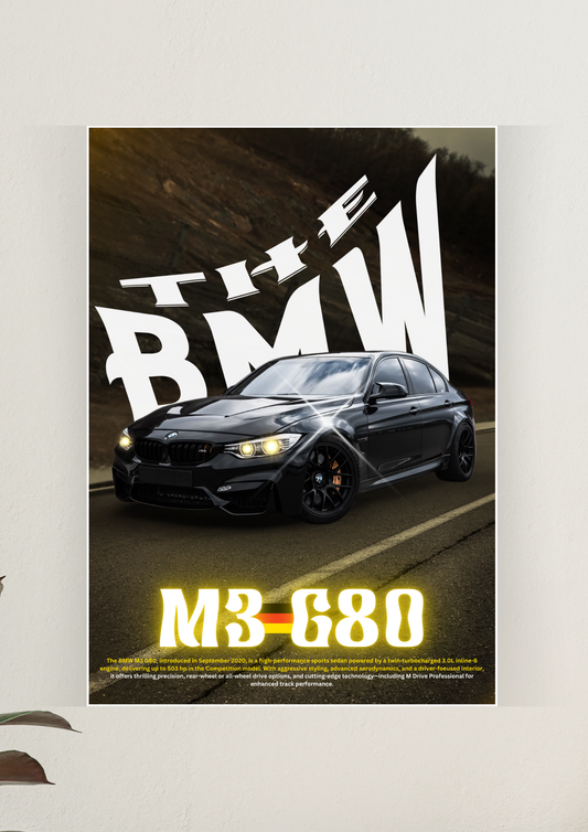 Epic BMW M3 G80 Poster | Car Poster