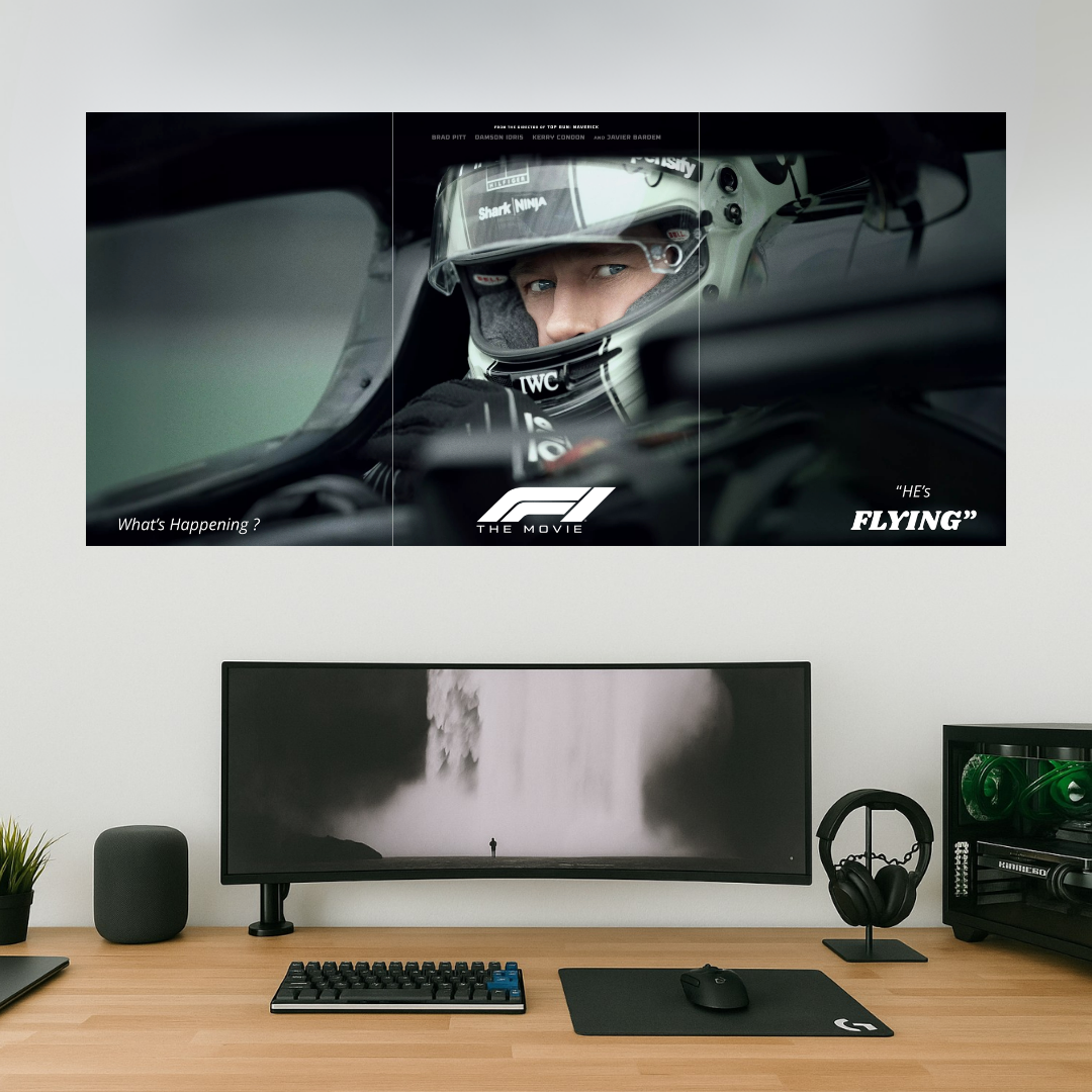 Epic F1 Poster | Set of 3 Split Design Poster