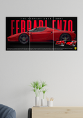 Epic Ferrari Enzo 2002 | Set of 3 Split Design Poster