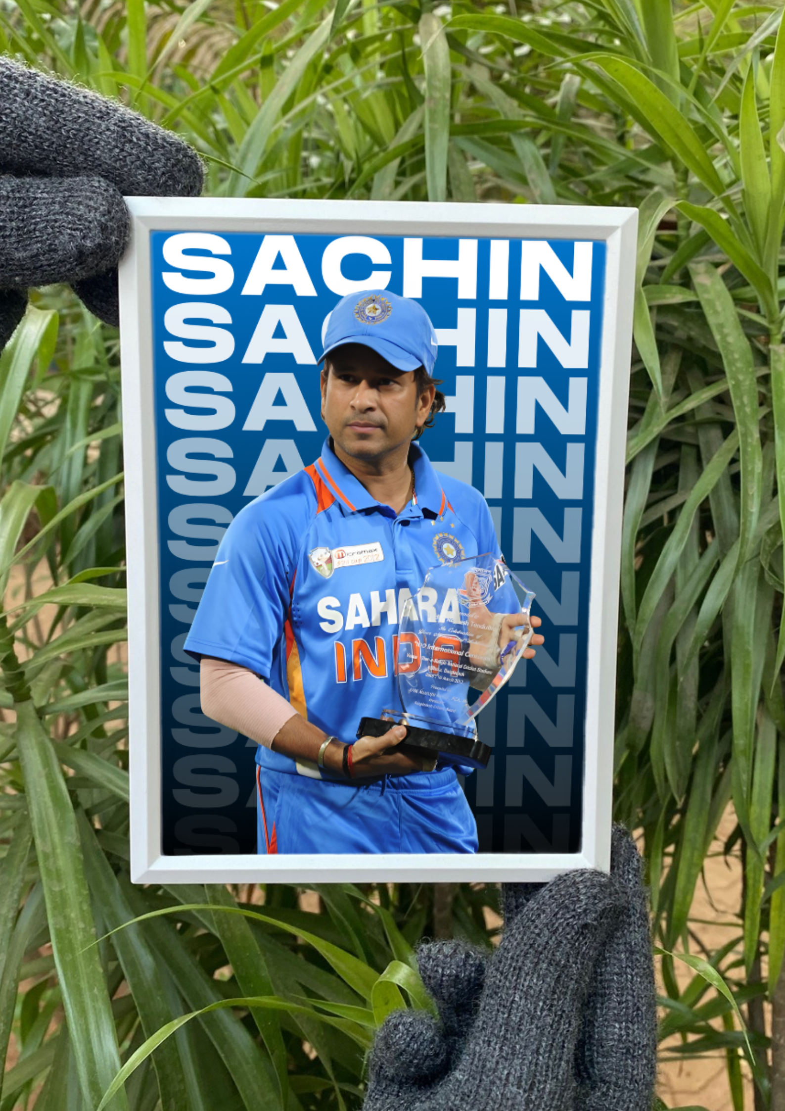 Epic Sachin Tendulkar Sir #2 Insta Frame | Aesthetic Insta Frame