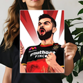 Epic Virat Kohli Roar Poster | Cricket Wall Poster