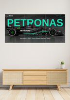 Every Dream Needs A Team x Petronas | Set of 3 Split Design Poster | petronas poster, amg petronas poster