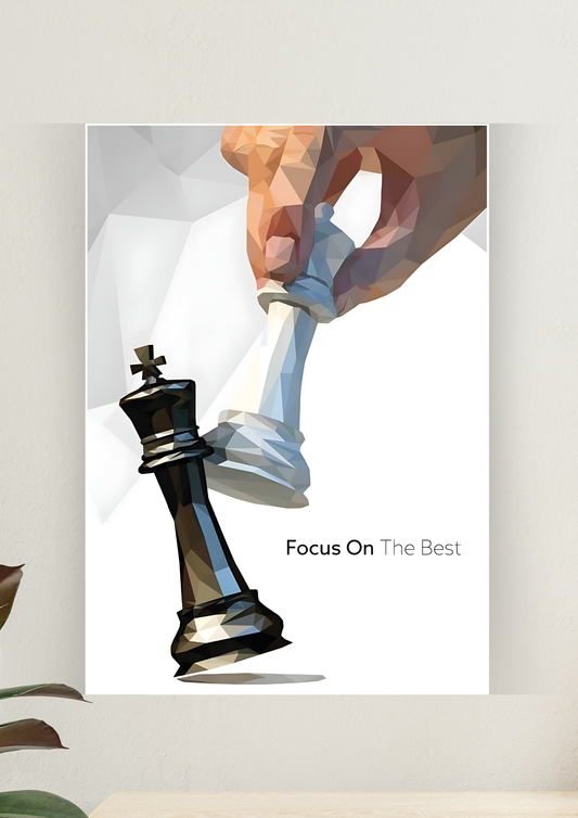 Focus On The Best Quote Poster | Motivation Poster