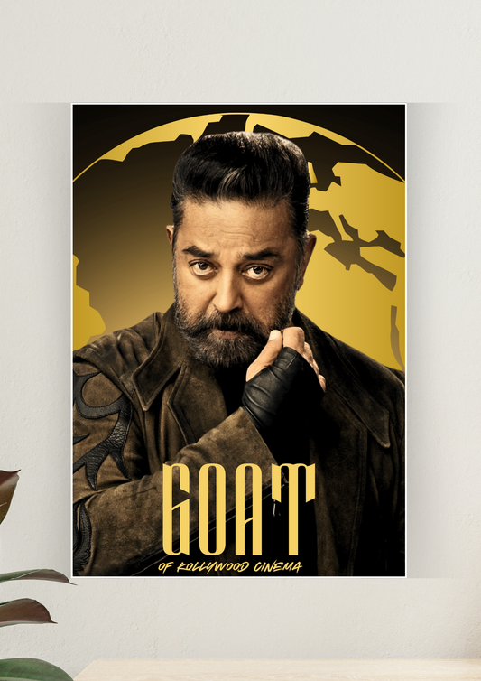 GOAT Of Kollywood Cinema x Kamal Haasan Poster | Movie Poster 