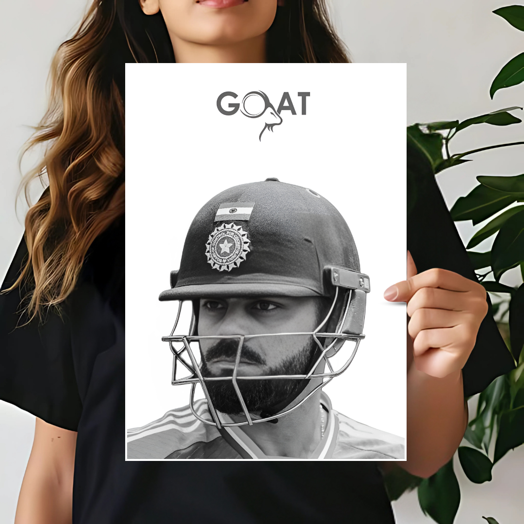 GOAT Poster | Virat Kohli | Cricket Wall Poster
