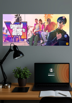 GTA 6 | Gaming Set | Split Design Poster