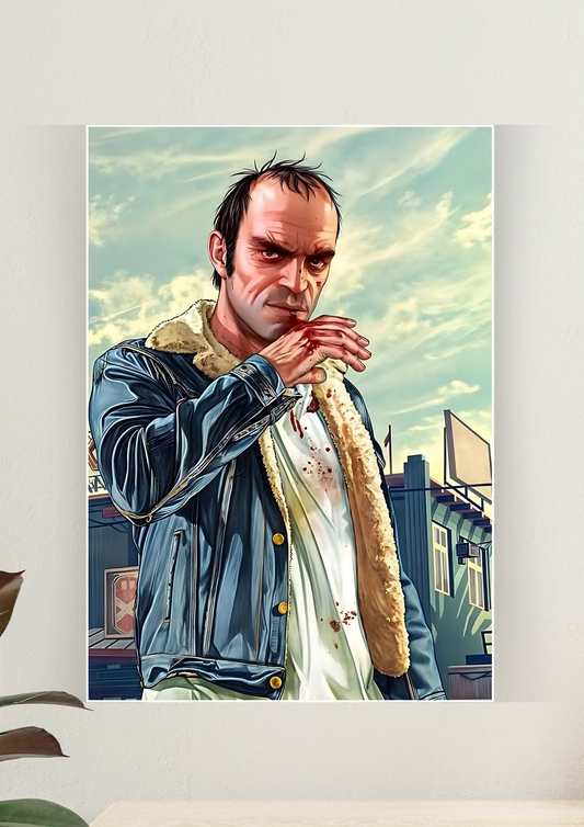 GTA VI Trever Phillips Poster | Games Poster 