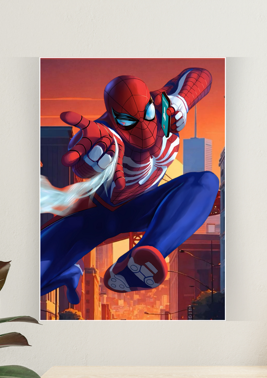 GTA x SPIDERMAN Poster | Games Posters 