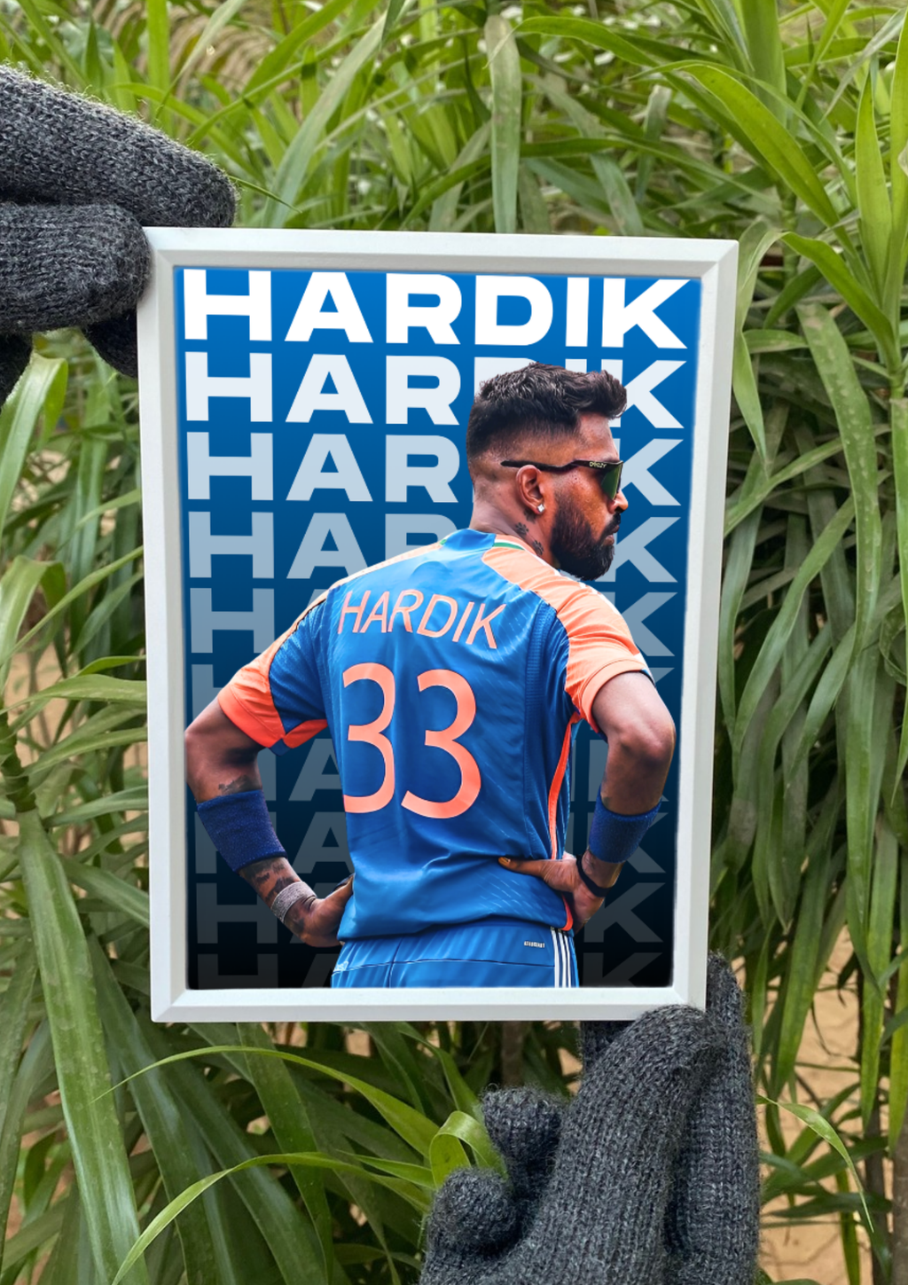 Hardik Pandya Insta Frame | Aesthetic Insta Frame