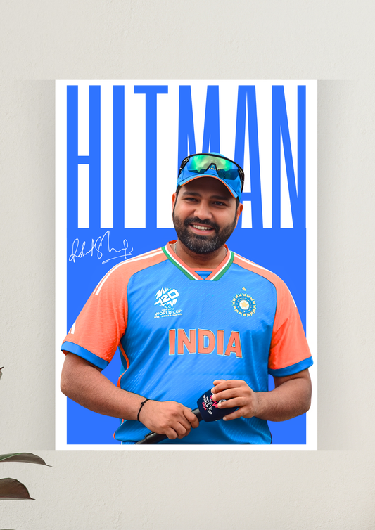 Hitman Sharma | #Rohit | Cricket Poster