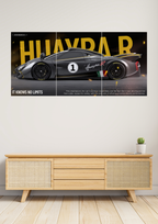 IT KNOWS NO LIMITS | Pagani Huayra R | Set of 3 Split Design Posters