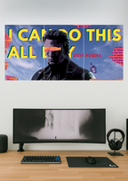 I CAN DO THIS ALL DAY x Steve Rogers | Marvel | Set of 3 Split Design Poster