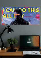 I CAN DO THIS ALL DAY x Steve Rogers | Marvel | Set of 3 Split Design Poster