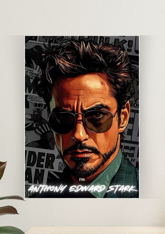 Iron Man Aka Anthony Edward Stark Poster | Marvel Posters