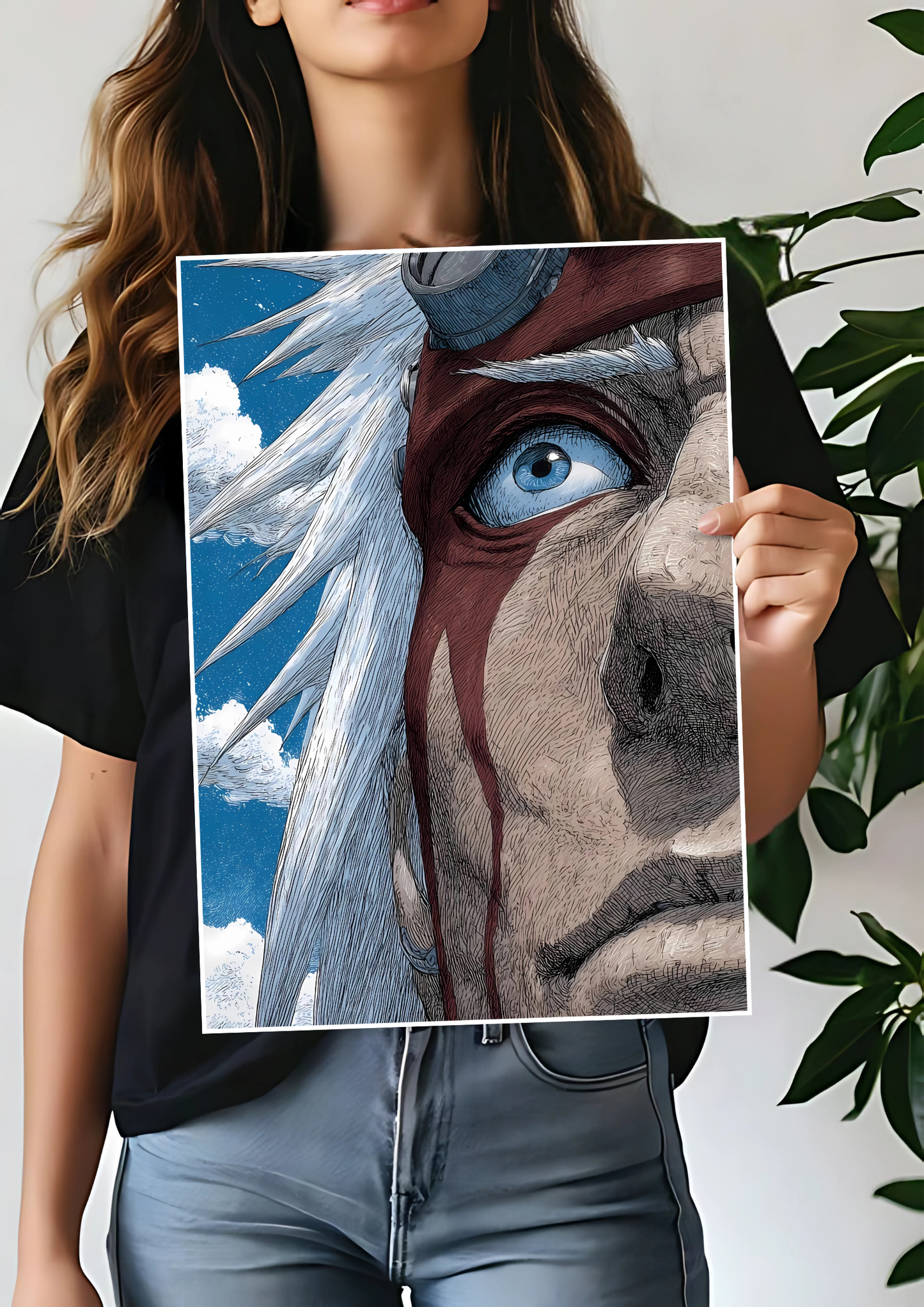 Jiraiya x Naruto Poster | Anime Poster 