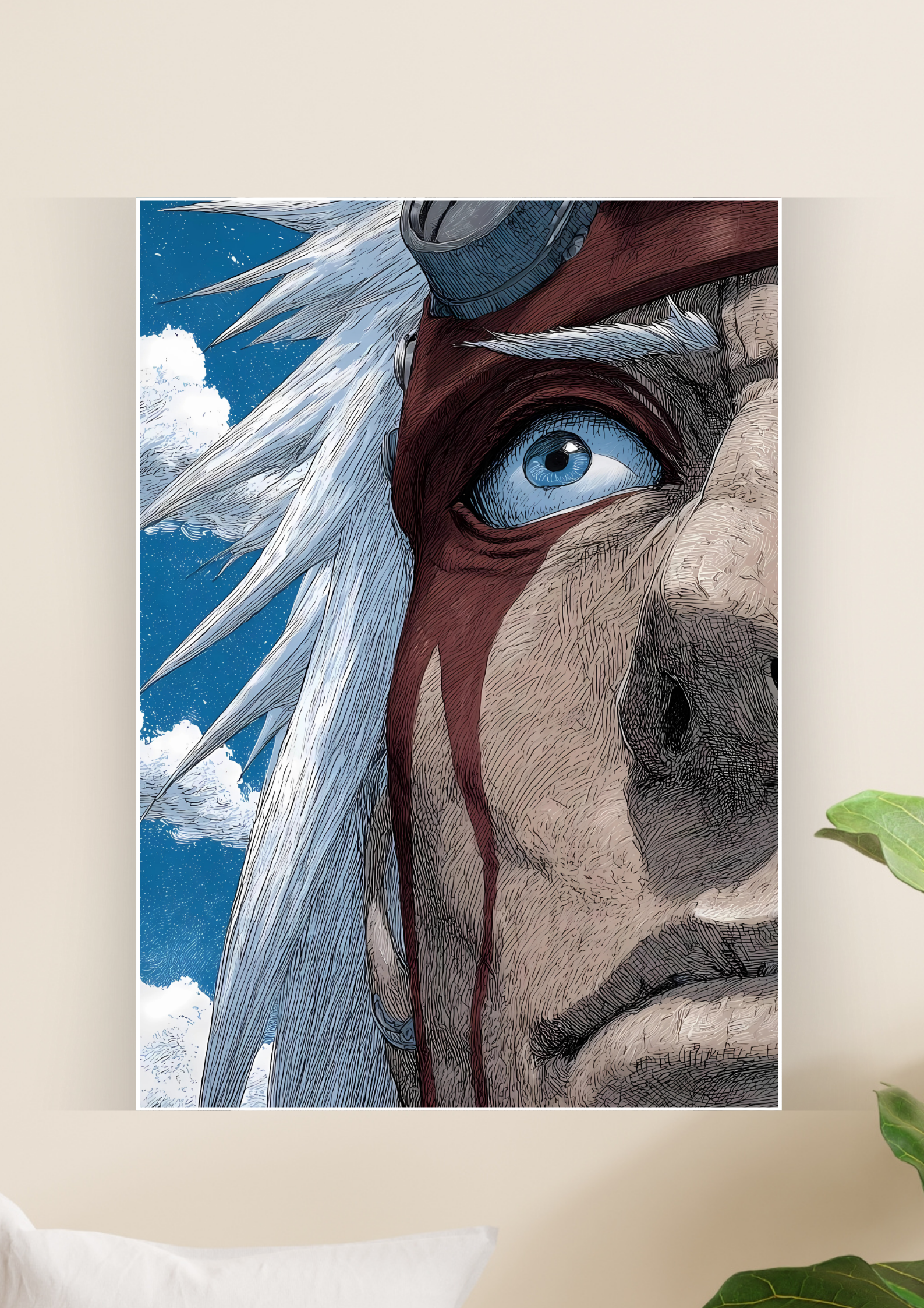 Jiraiya x Naruto Poster | Anime Poster 