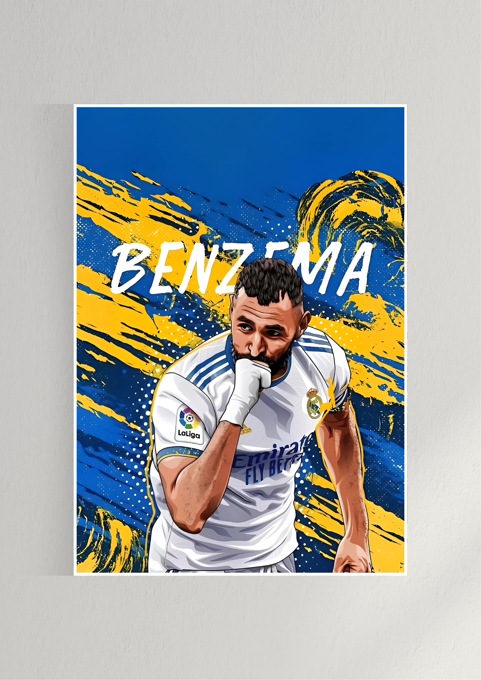 Karim Benzema Art Poster | Football Posters