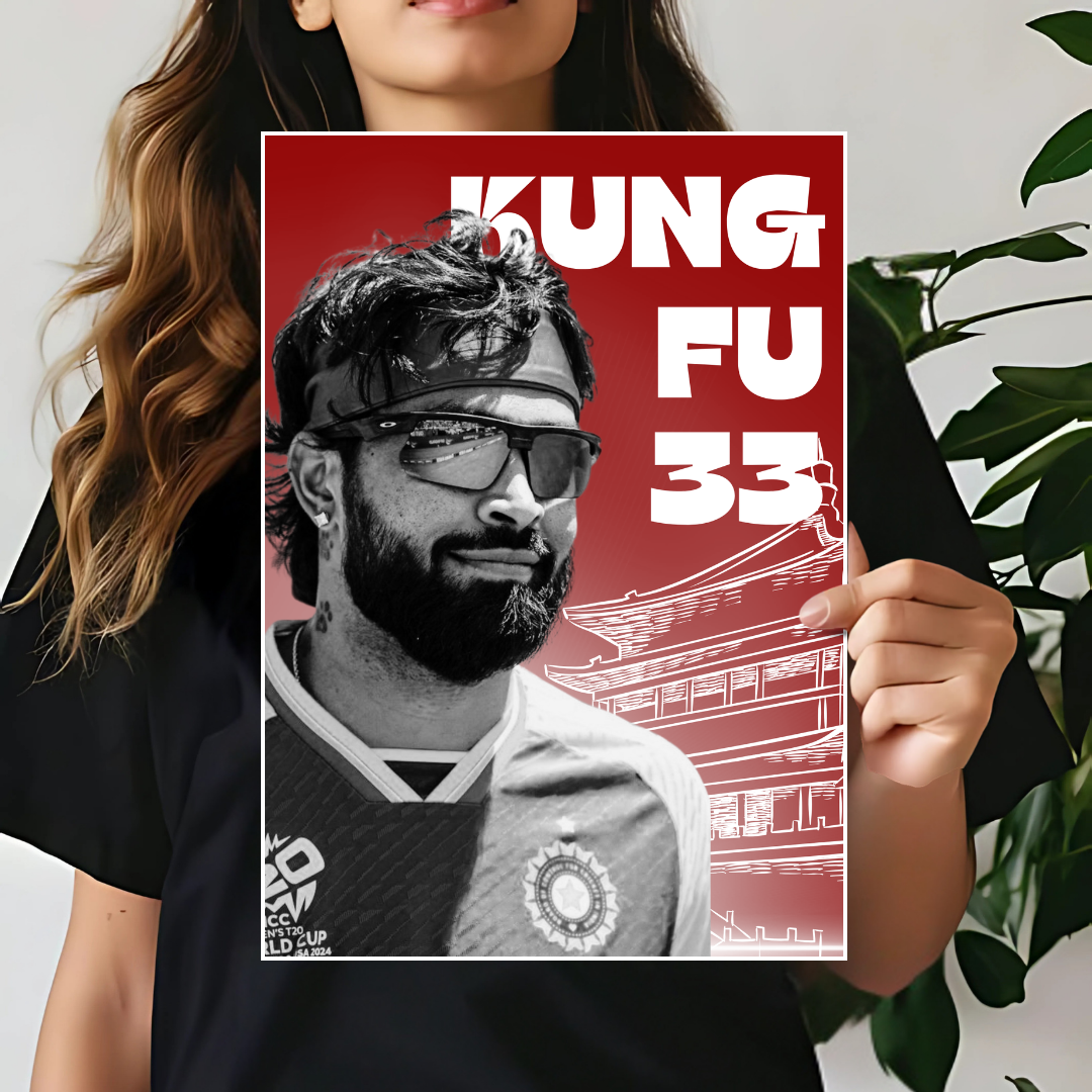 Kung Fu 33 Poster | Cricket Wall Poster