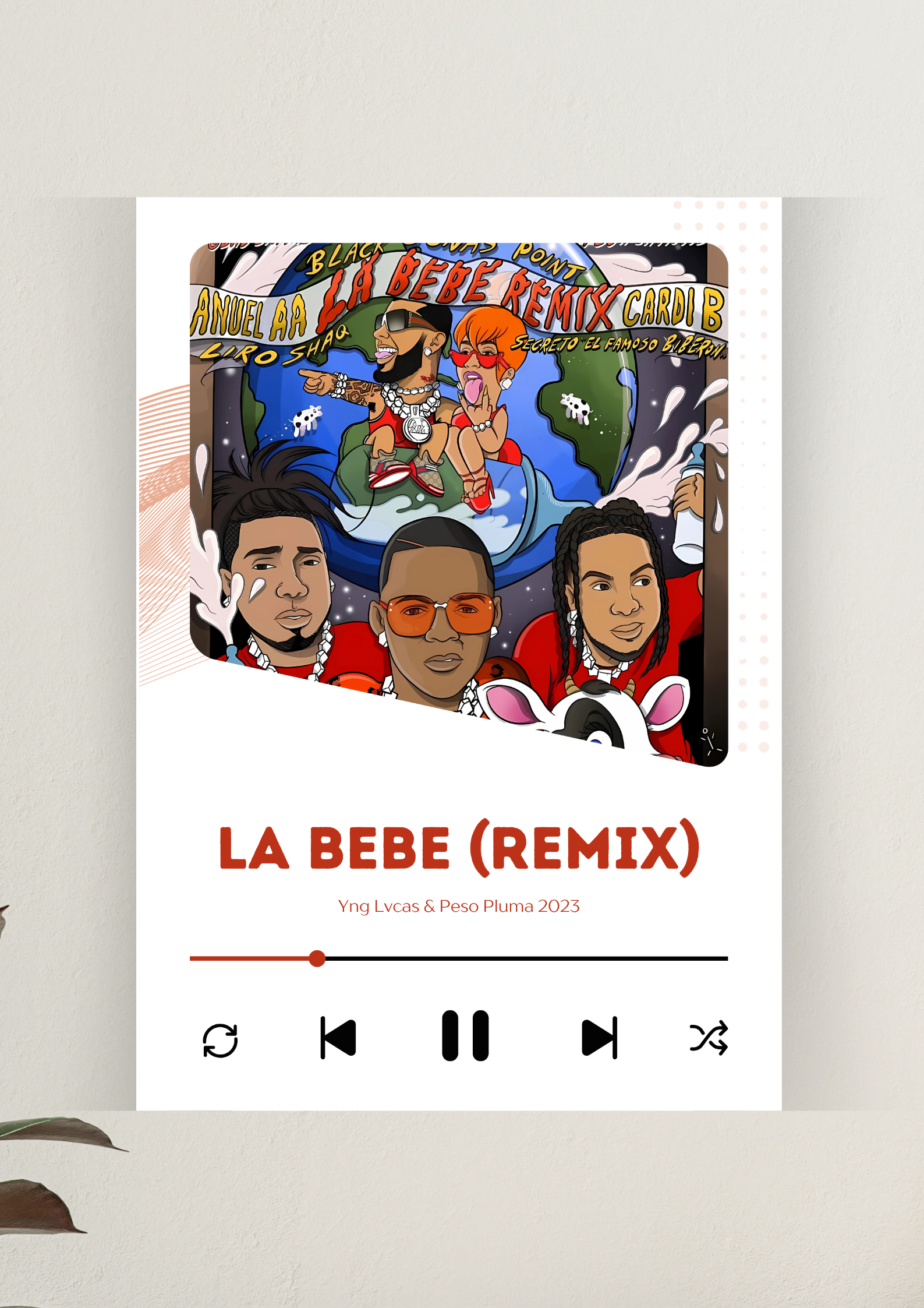 La Bebe (Remix) Song Poster | Music Poster