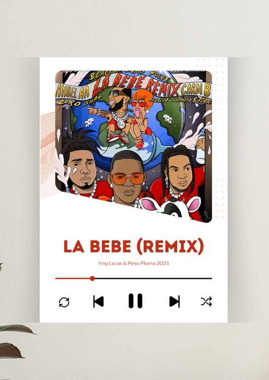 La Bebe (Remix) Song Poster | Music Poster
