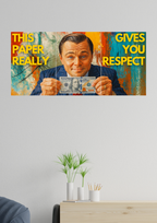 Leonardo DiCaprio | This Paper Gives You Respect | Split Design Posters