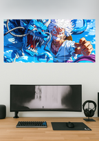 Luffy Fifth Gear | Anime Poster | Split Design Poster