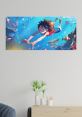 Luffy x One Piece Traesure Poster | Split Design Poster 