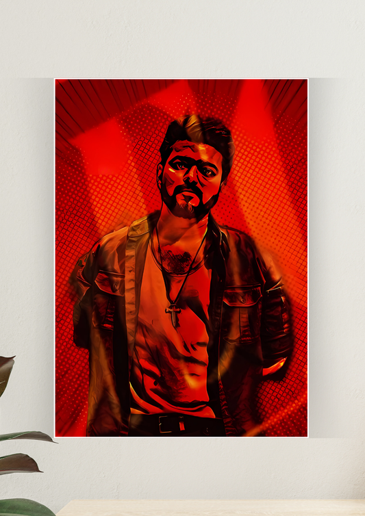 MR. Leo Das Is Badass x Thalapathy Poster | Movie Poster 