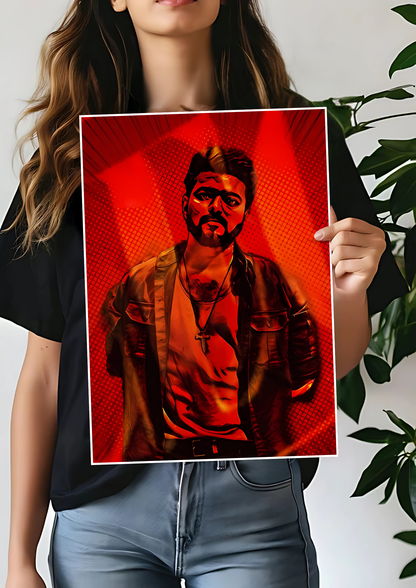 MR. Leo Das Is Badass x Thalapathy Poster | Movie Poster 