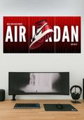 Make Your Wish Winner | AIR JORDAN SHOES | Set of 3 Split Design Poster